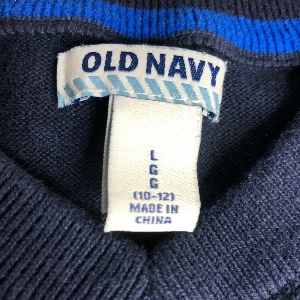 Boy's Old Navy V-neck Sweater Vest‎ - Size L